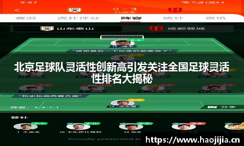 北京足球队灵活性创新高引发关注全国足球灵活性排名大揭秘