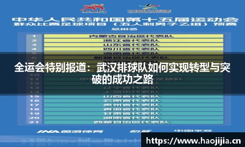 全运会特别报道：武汉排球队如何实现转型与突破的成功之路